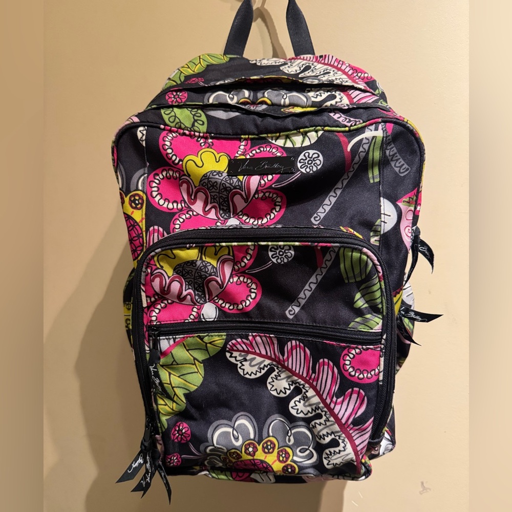 Vera Bradley Moon Blooms Campus Backpack - EUC